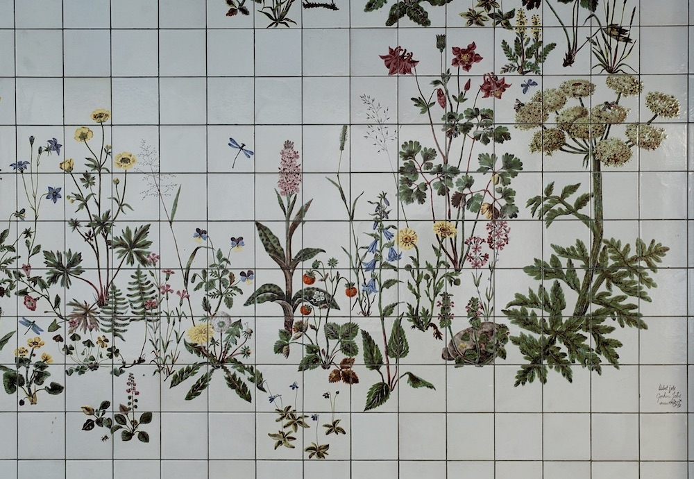 Detalj av utsmyckning HSB-huset, Stockholm (Lisbet och Gocken Jobs 1940)